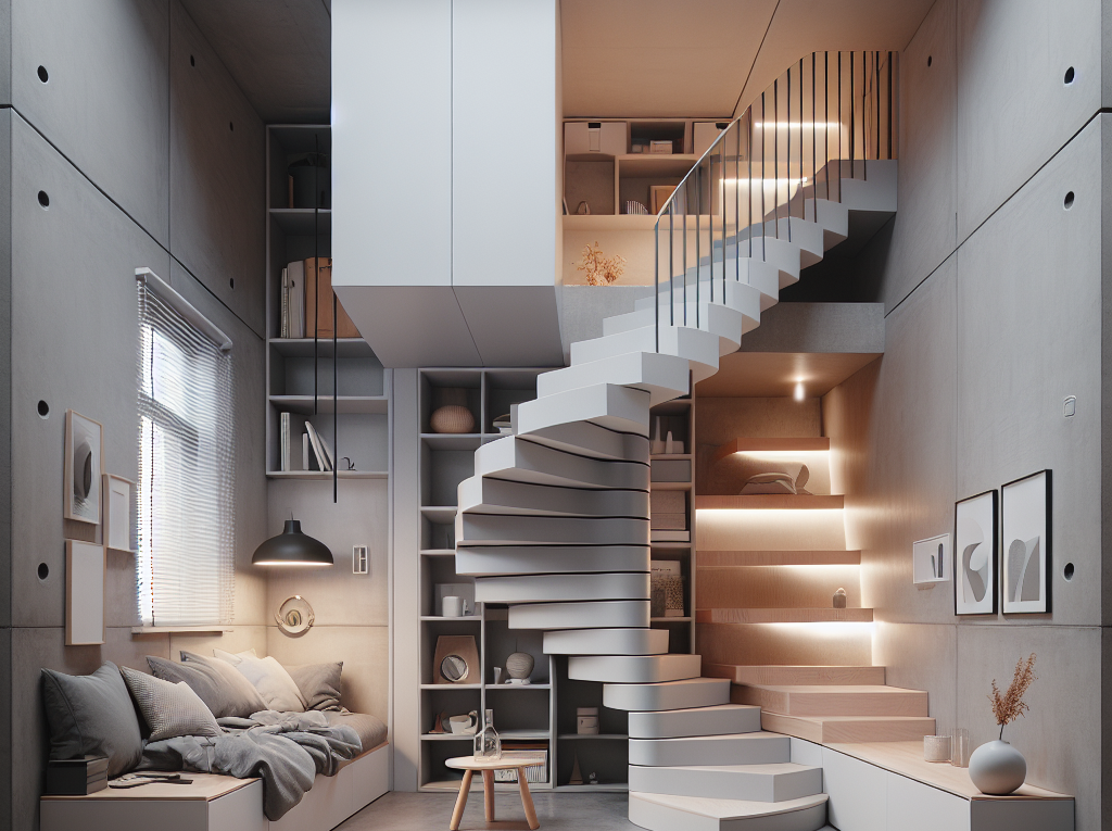 Schody zabiegowe w kształcie litery L – idealne rozwiązanie do małych i funkcjonalnych wnętrz