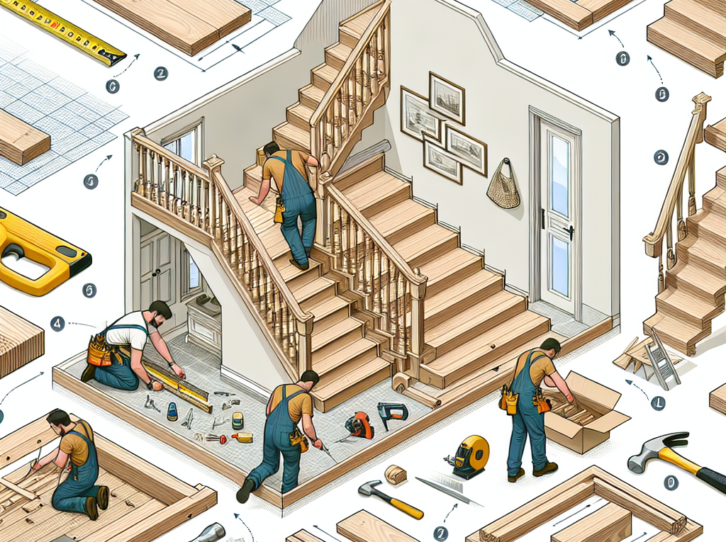 Schody drewniane – przewodnik krok po kroku dotyczący montażu gotowych schodów w Twoim domu