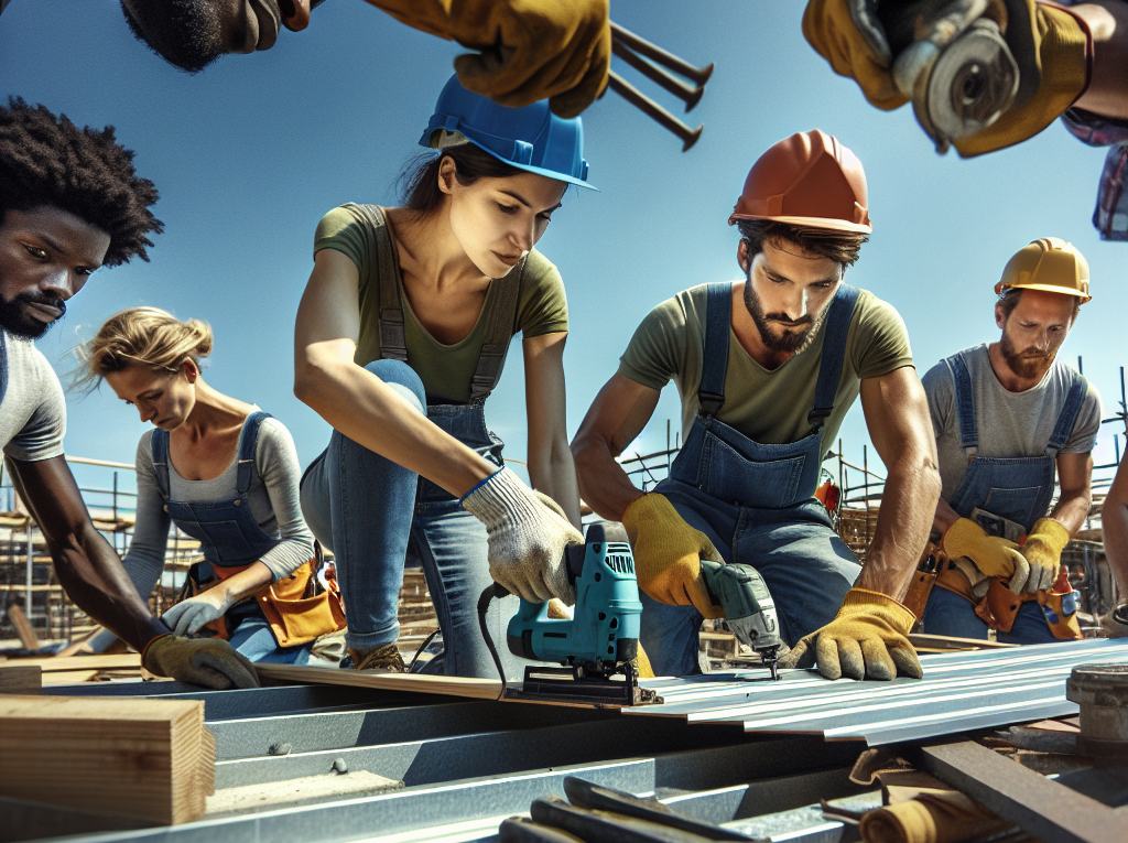 Jakie są etapy układania dachu?