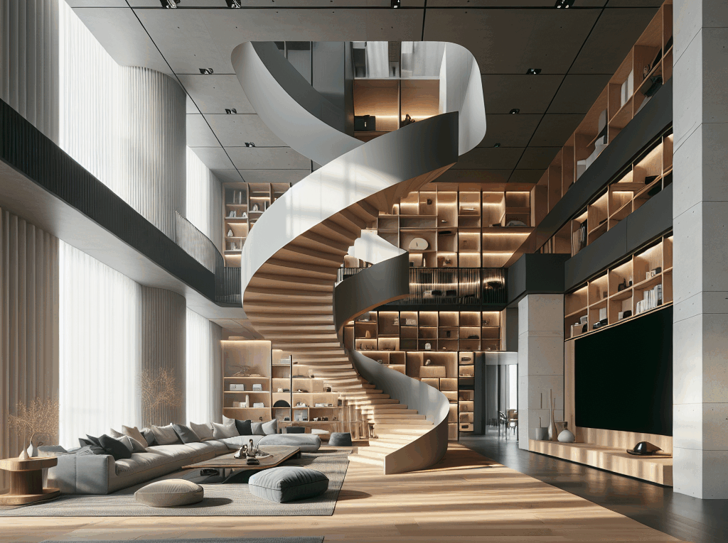 Schody zabiegowe w kształcie litery L – jak optymalnie wykorzystać przestrzeń w nowoczesnym wnętrzu?