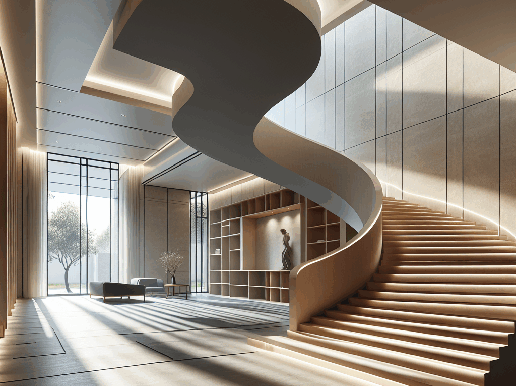 Schody w kształcie litery U – funkcjonalność i elegancja w idealnej symbiozie