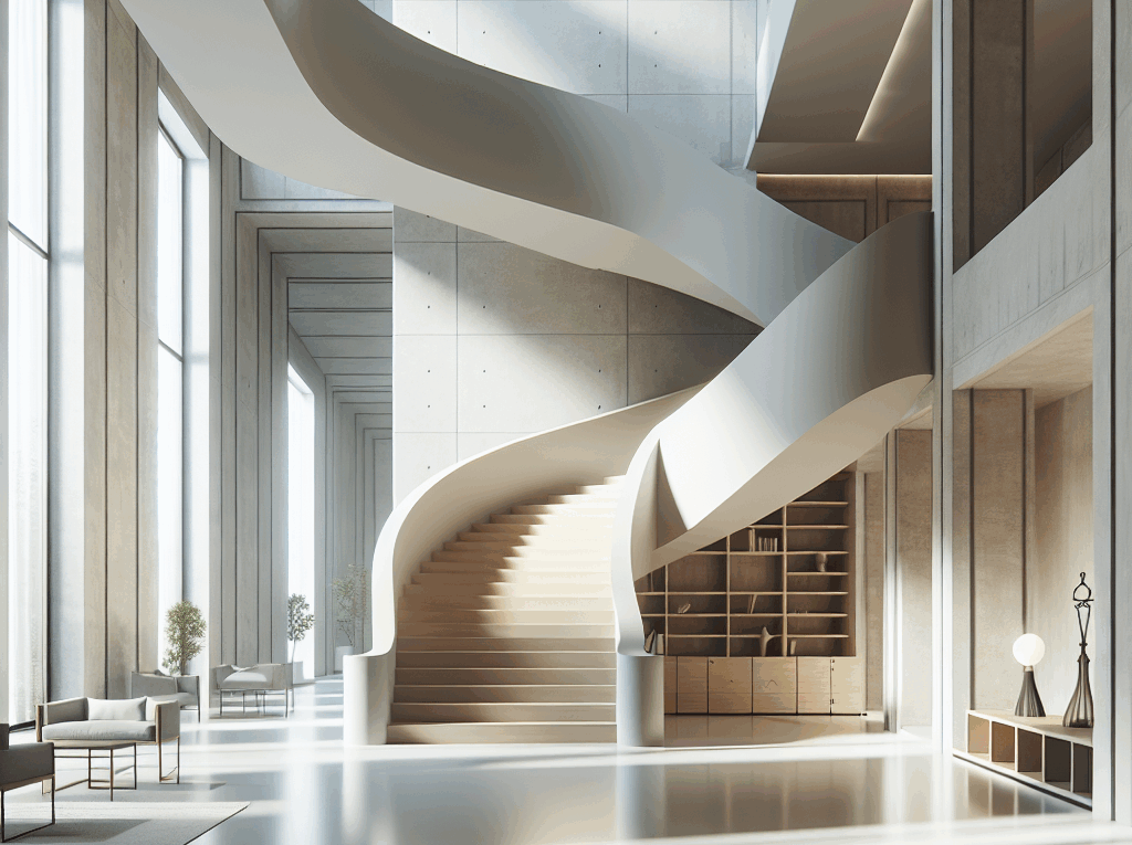 Schody w kształcie litery U – eleganckie rozwiązanie do większych przestrzeni