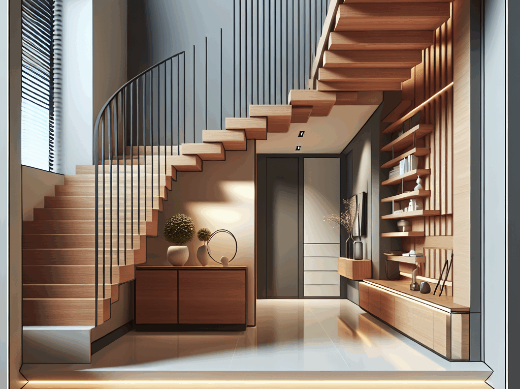 Schody zabudowane – estetyka, bezpieczeństwo i dodatkowa przestrzeń do wykorzystania