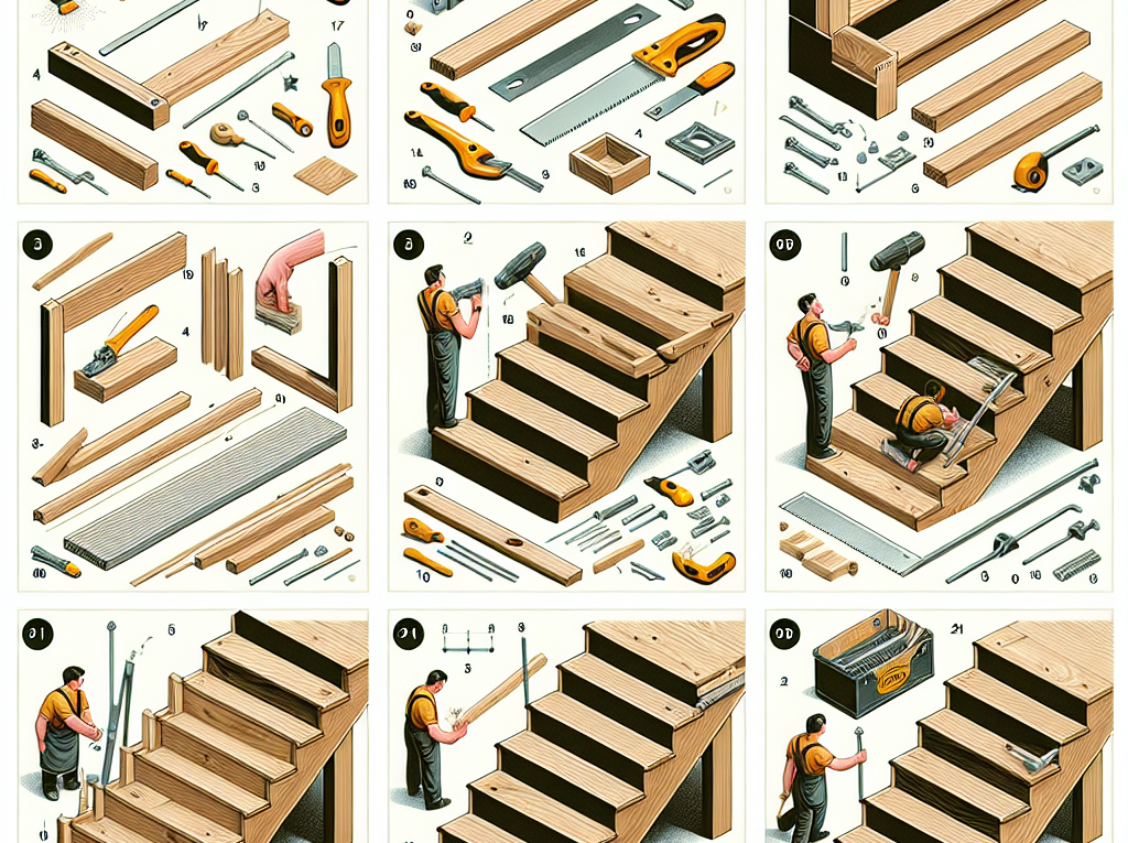 Montaż schodów z drewna krok po kroku