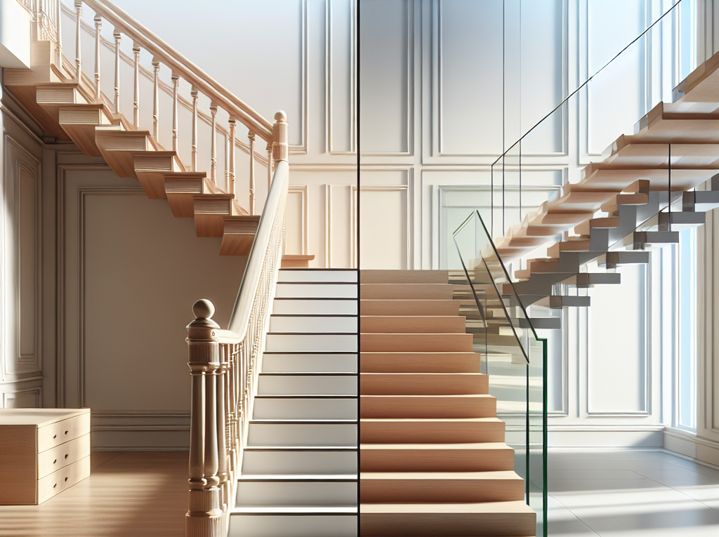 Schody z podstopnicami (pełne) vs schody bez podstopnic (ażurowe)